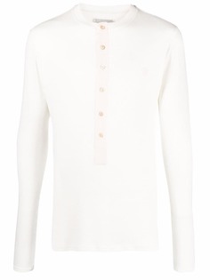 Wales Bonner футболка с планкой на пуговицах