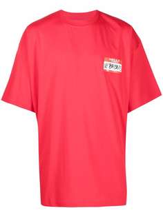 VETEMENTS футболка с принтом Name Tag