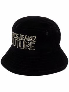 Versace Jeans Couture панама с вышитым логотипом