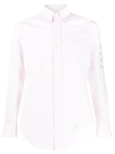 Thom Browne рубашка с атласными полосками 4-Bar