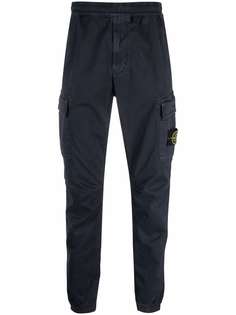 Stone Island брюки карго с нашивкой
