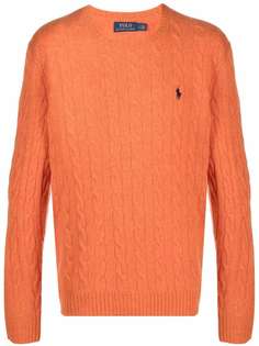 Polo Ralph Lauren джемпер фактурной вязки с вышитым логотипом