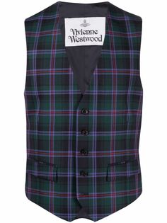 Vivienne Westwood шерстяной жилет в клетку