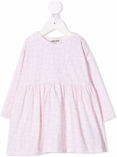 Kenzo Kids платье с монограммой