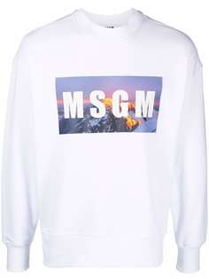 MSGM толстовка с логотипом