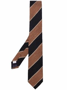 Tagliatore шелковый галстук в полоску