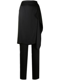 Giorgio Armani шелковые брюки с завышенной талией
