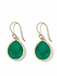 IPPOLITA серьги-подвески Rock Candy из желтого золота с агатом