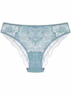 La Perla трусы-бразилиана с цветочным кружевом