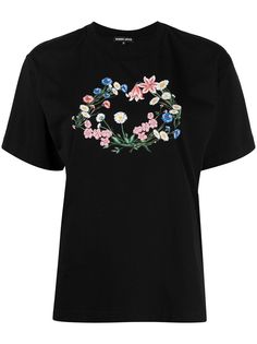 Markus Lupfer футболка с цветочным принтом