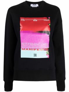 MSGM толстовка Club Domani с графичным принтом