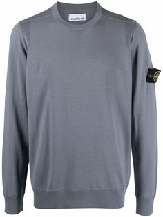 Stone Island джемпер с нашивкой-логотипом