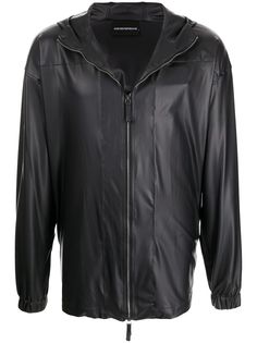 Emporio Armani куртка на молнии с капюшоном