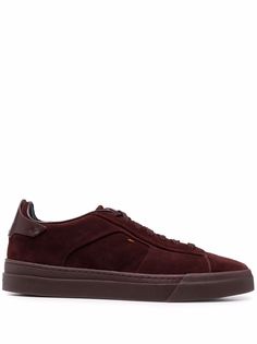 Santoni кеды на шнуровке