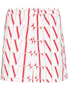 Valentino плавки-шорты с принтом VLTN Times
