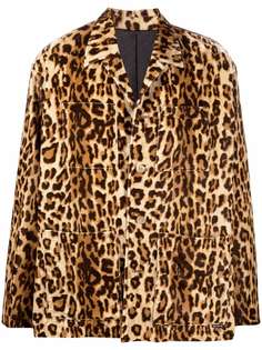 Mastermind World куртка-рубашка с леопардовым принтом