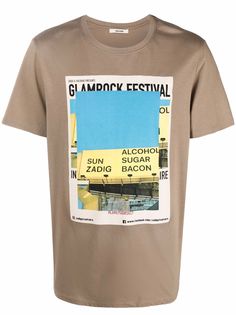 Zadig&Voltaire футболка с графичным принтом