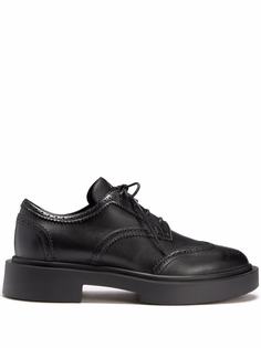 Giuseppe Zanotti туфли дерби Harold с брогированием