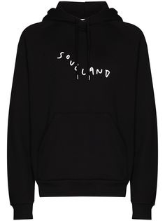 Soulland худи Market с кулиской и принтом