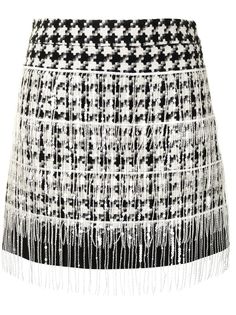 TWINSET юбка в ломаную клетку с пайетками
