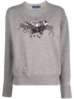 Polo Ralph Lauren толстовка с вышивкой