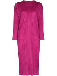Pleats Please Issey Miyake плиссированное платье миди September