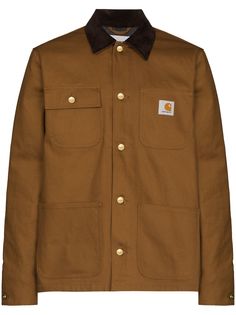 Carhartt WIP куртка-рубашка Michigan с нашивкой-логотипом