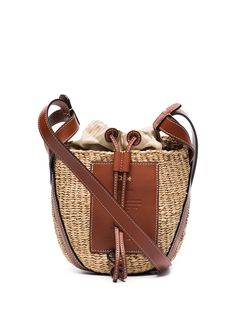 Chloé соломенная сумка-ведро