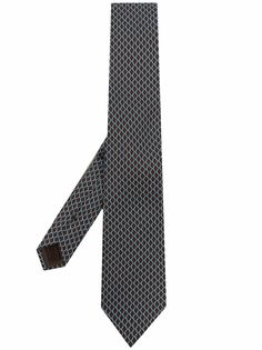 Churchs шелковый галстук с геометричным принтом