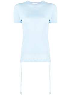 Helmut Lang футболка со сборками