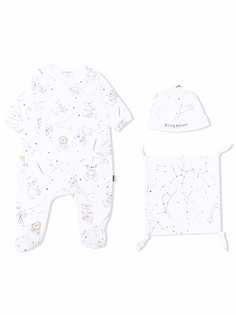 Givenchy Kids комплект для новорожденного с принтом