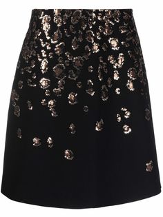 Elie Saab юбка А-силуэта с пайетками