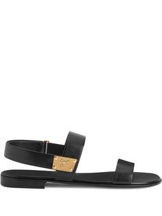 Giuseppe Zanotti сандалии Shaun с логотипом