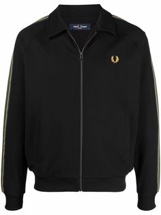 FRED PERRY спортивная куртка с вышитым логотипом