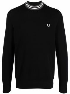 FRED PERRY джемпер с вышитым логотипом