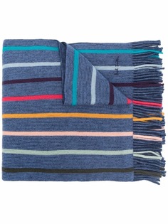 PAUL SMITH шерстяной шарф в полоску