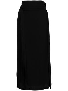 Yohji Yamamoto юбка миди А-силуэта