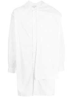 Yohji Yamamoto многослойная рубашка оверсайз