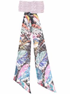 Missoni повязка на голову с эффектом металлик