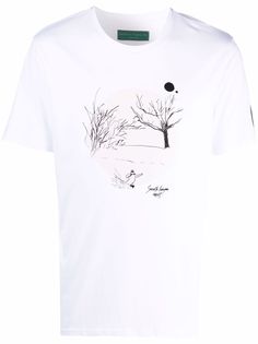 Société Anonyme футболка из органического хлопка с принтом