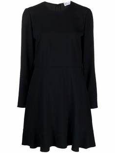 RED Valentino платье с длинными рукавами