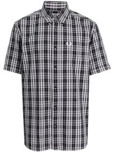 FRED PERRY клетчатая рубашка на пуговицах