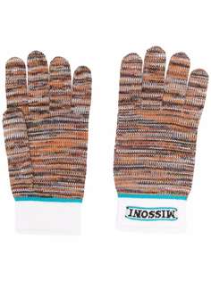 Missoni шерстяные перчатки с логотипом