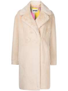 Apparis фактурное пальто миди