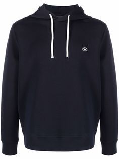 Emporio Armani худи с нашивкой-логотипом