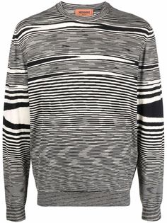 Missoni шерстяной джемпер вязки интарсия