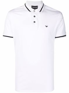 Emporio Armani однотонная рубашка поло