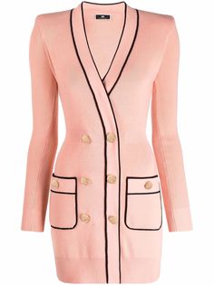 Elisabetta Franchi платье с контрастной отделкой