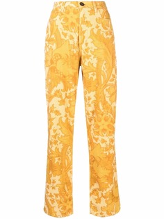 ETRO брюки с цветочным принтом