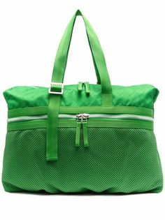 Bottega Veneta дорожная сумка с сетчатой вставкой